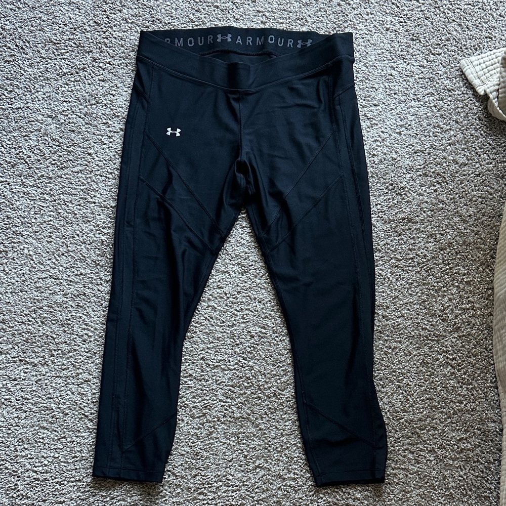 Under Armour Jet Black Athletic Leggings